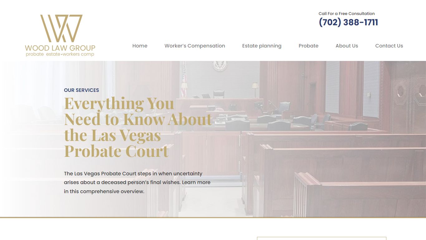Navigating the Las Vegas Probate Court - Wood Law Group